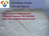 Anti-Östrogen Clomid Steroide Pulver Hormon Clomifen Citrat CAS 50-41-9